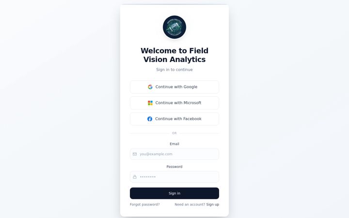Screenshot of field-vision-analytics.com