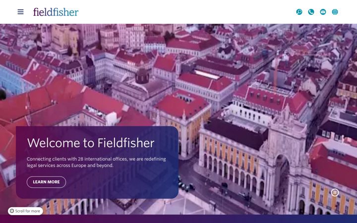 Screenshot of fieldfishercapital.com