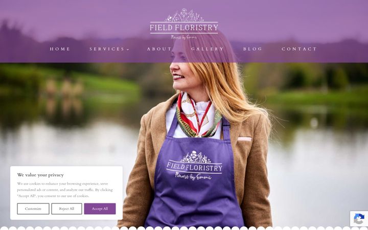 Képernyőkép: fieldfloristry.co.uk