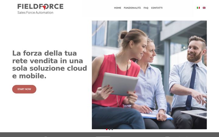 Screenshot ta' fieldforce.it