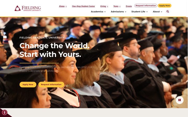 Screenshot of fielding.edu