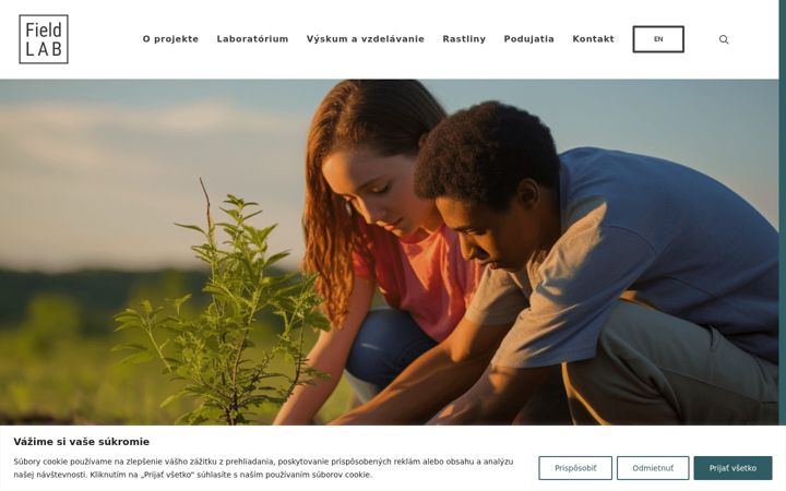 Screenshot of fieldlab.sk