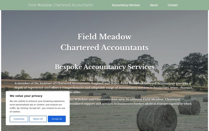 Screenshot of fieldmeadow.com