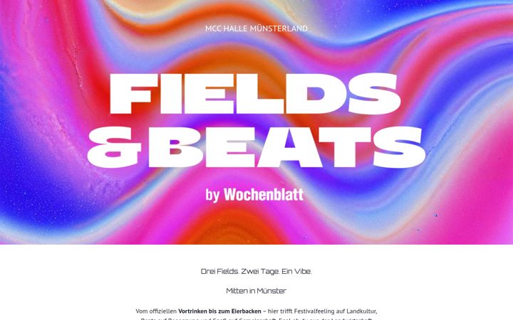 Screenshot of fieldsandbeats.de
