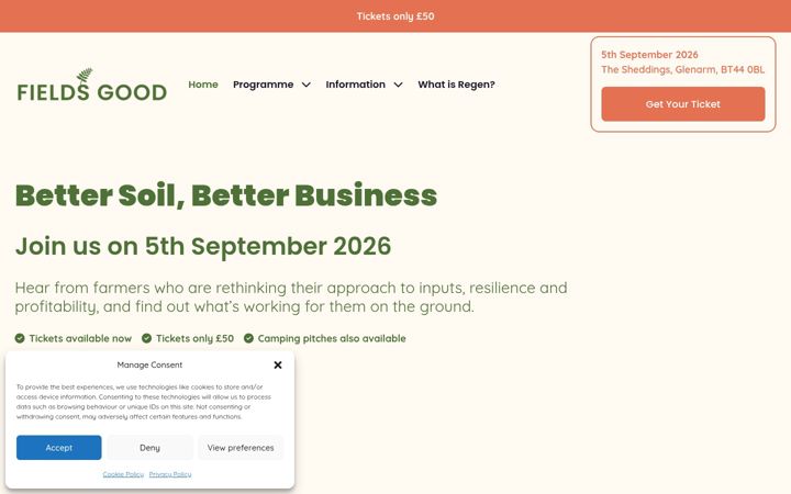 Képernyőkép: fieldsgood.co.uk