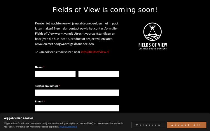 Screenshot of fieldsofview.nl