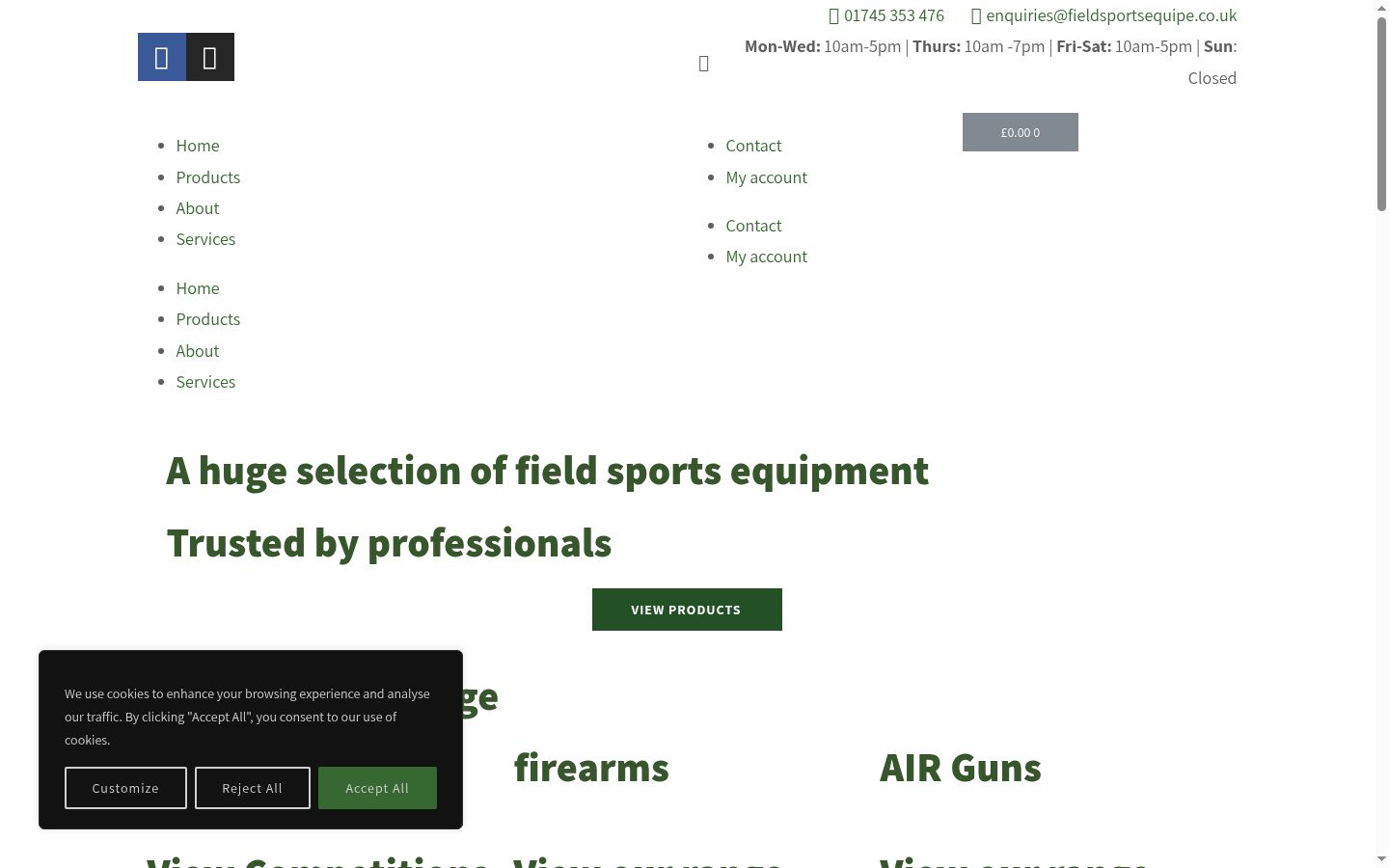 Screenshot tal-banner tal-kunsens muri qabel kwalunkwe interazzjoni