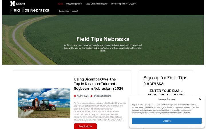 Screenshot of fieldtipsne.com