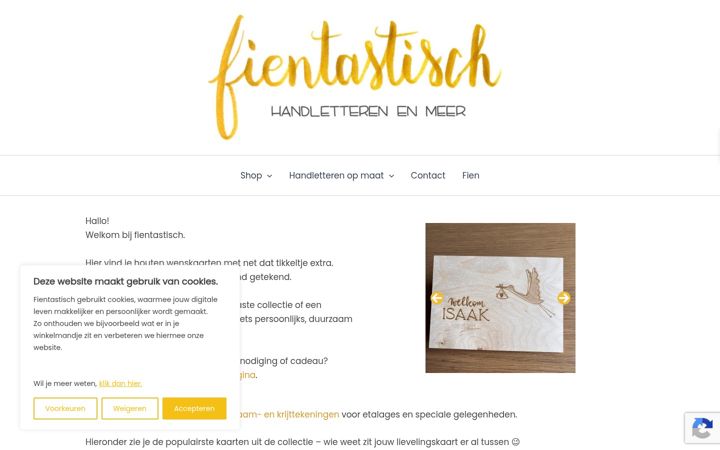 Screenshot of fientastisch.be