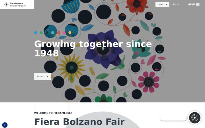 Screenshot of fierabolzano.it