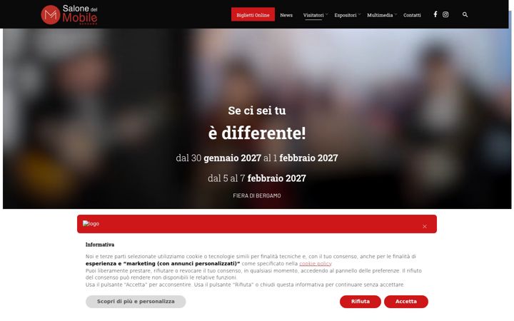 Screenshot of fieradelmobile-bergamo.it