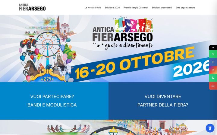 Screenshot ta' fieradiarsego.it
