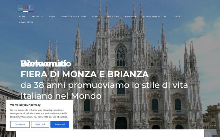 Screenshot of fieradimonzaebrianza.it