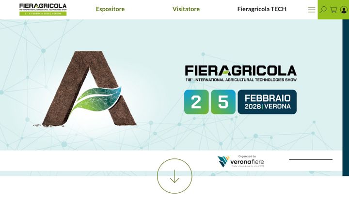 Screenshot of fieragricola.it
