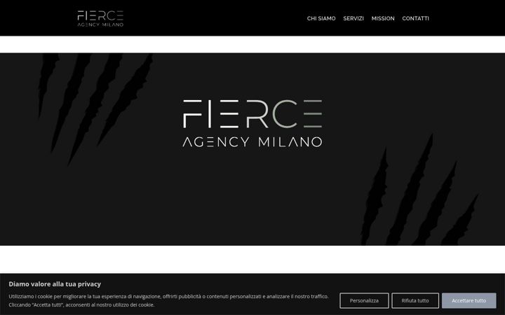 Screenshot of fierceagencymilano.com