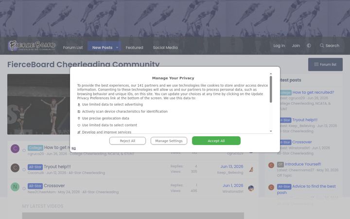 Screenshot of fierceboard.com
