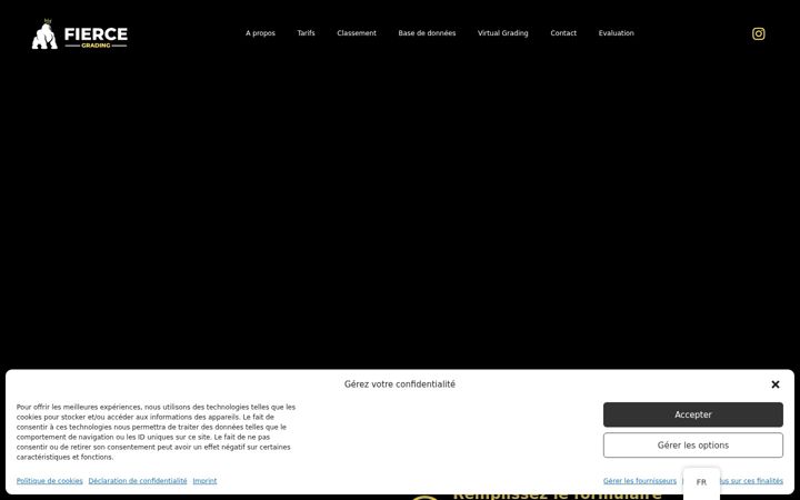 Screenshot of fiercegrading.com