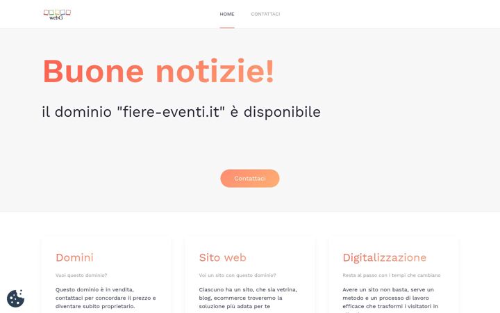 Screenshot of fiere-eventi.it