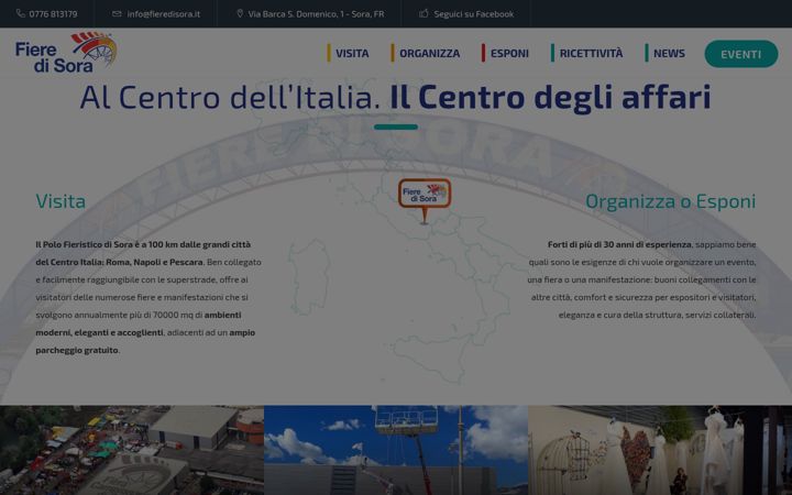 Screenshot of fieredisora.it