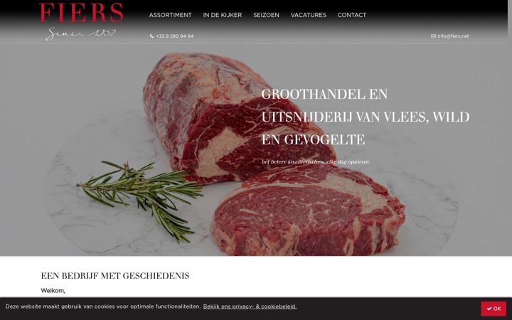 Screenshot of fiers.net