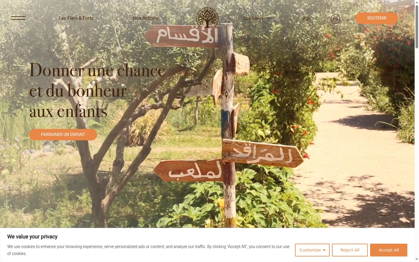 Screenshot tal-banner tal-kunsens muri qabel kwalunkwe interazzjoni