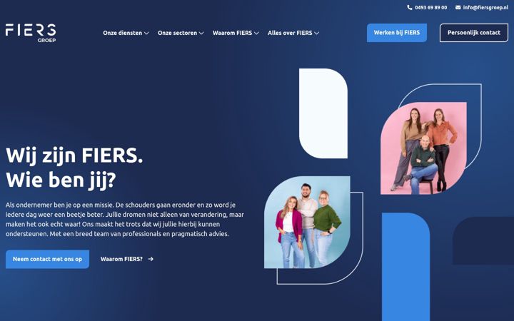 Screenshot of fiersgroep.nl