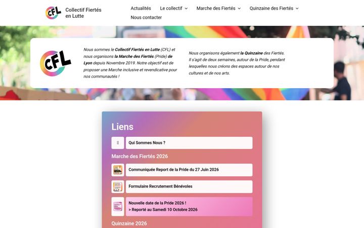 Screenshot ta' fierte.net