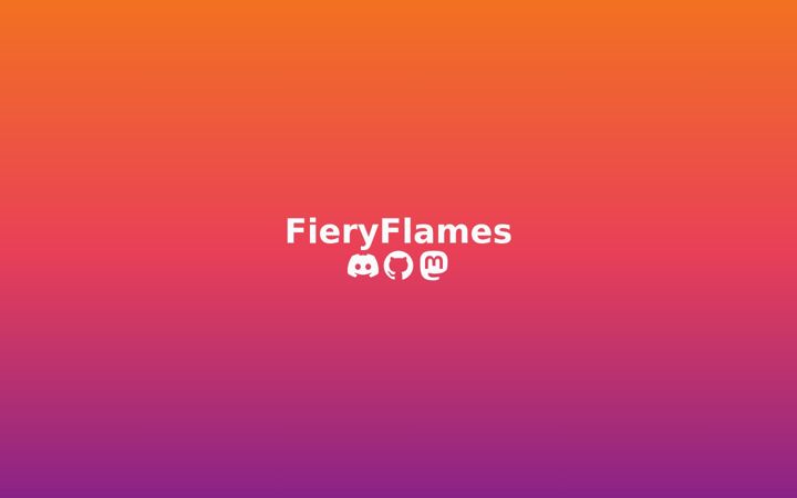 Screenshot von fieryflames.dev