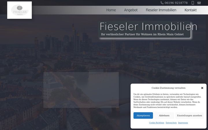 Screenshot of fieseler-immobilien.de