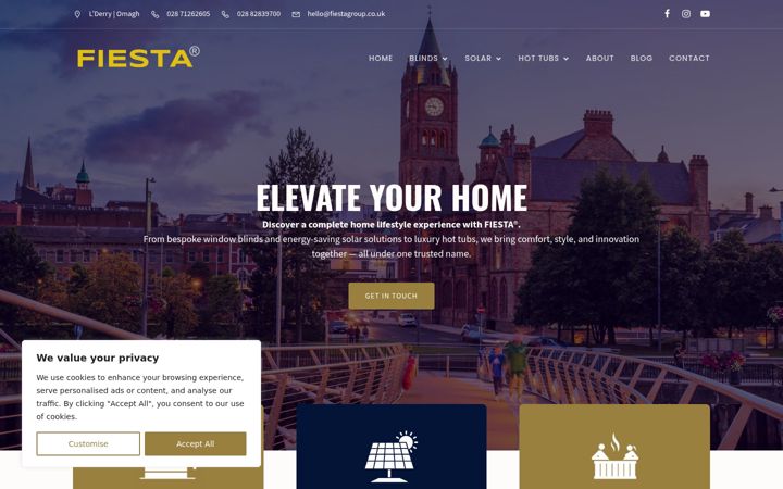 Screenshot of fiestagroup.co.uk