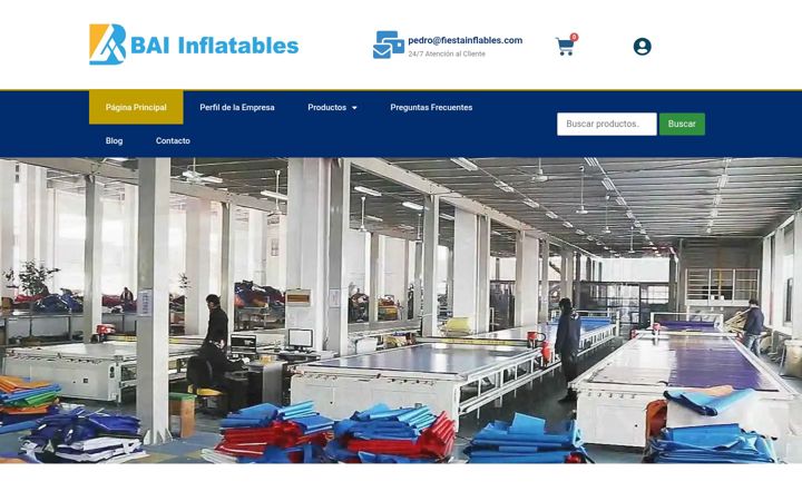 Screenshot of fiestainflables.com