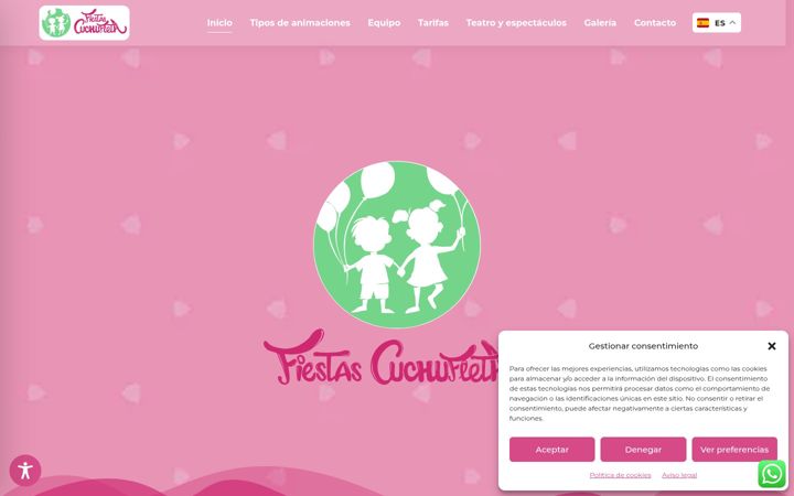 Screenshot of fiestascuchufleta.es