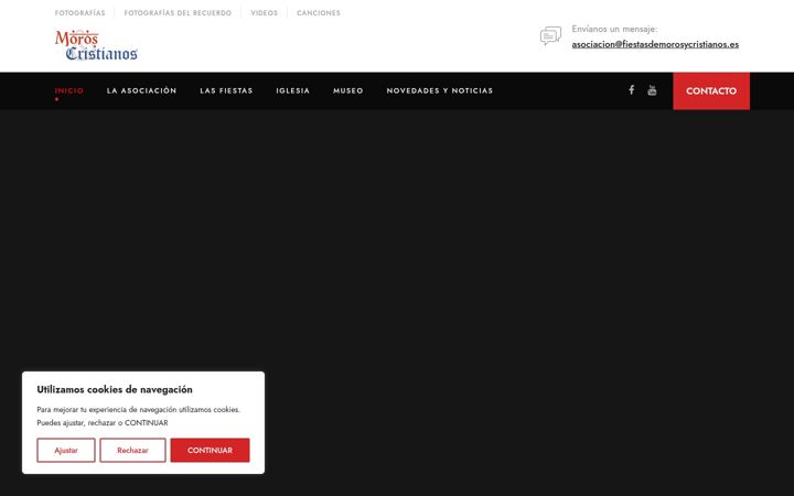 Screenshot of fiestasdemorosycristianos.es