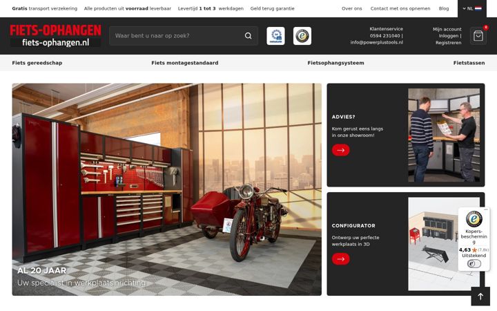 Екранна снимка на fiets-ophangen.nl