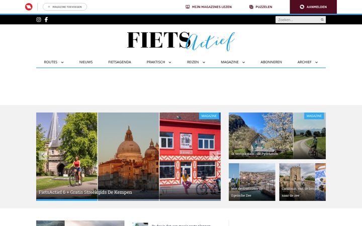 Screenshot of fietsactief.nl