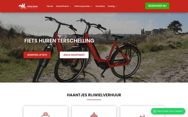 Screenshot of fietsenopterschelling.nl