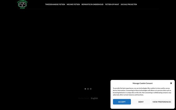 Screenshot of fietsenwinkelb75.nl