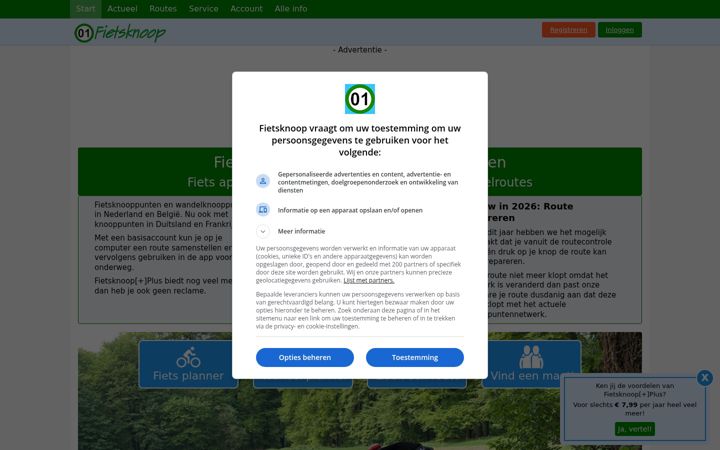 Screenshot of fietsknoop.nl
