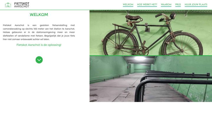 Screenshot von fietskotaarschot.be