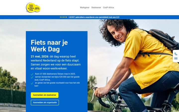Screenshot of fietsnaarjewerkdag.nl