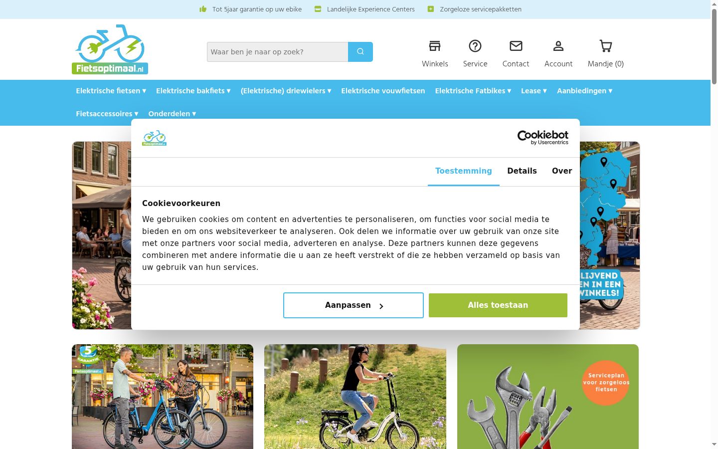 Sutikimo reklamjuostės, rodytos prieš bet kokią sąveiką, ekrano kopija