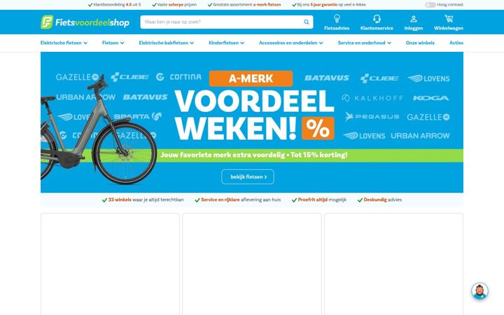 Screenshot of fietsvoordeelshop.nl