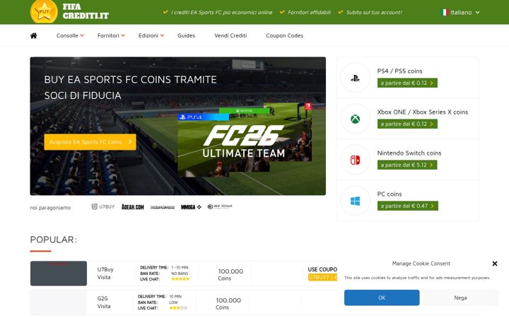 Screenshot of fifacrediti.it