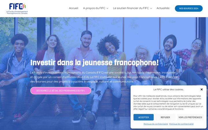 Екранна снимка на fifcjeunes.ca
