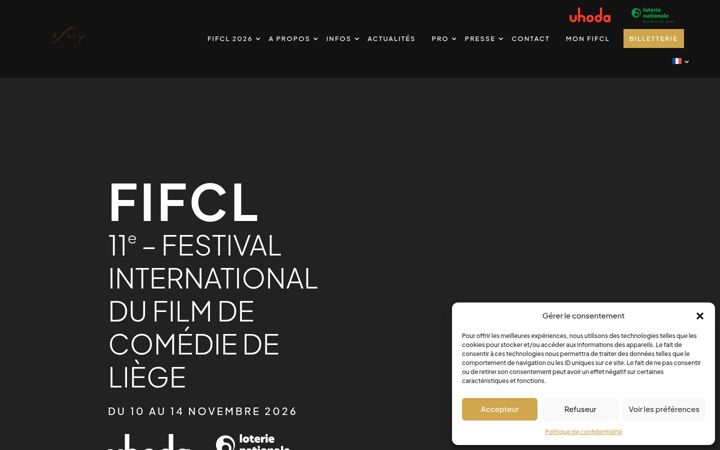 Screenshot von fifcl.be