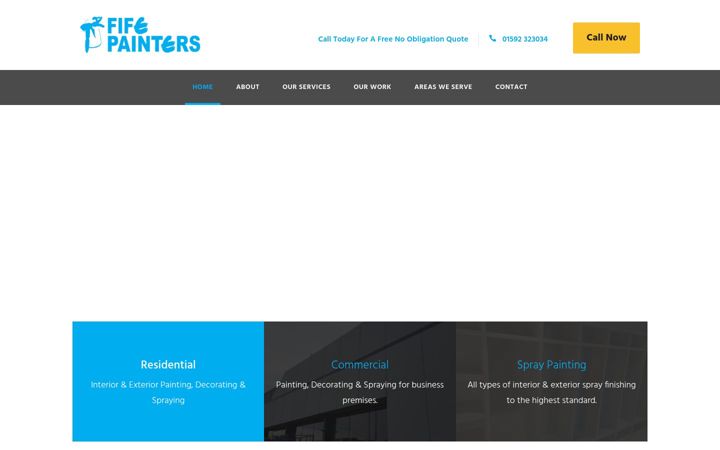 Screenshot of fifepainters.co.uk