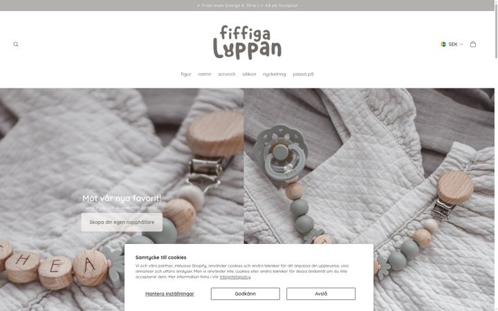 Screenshot of fiffigaloppan.se
