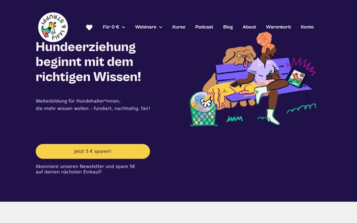 Screenshot of fiffiundstruppi.de