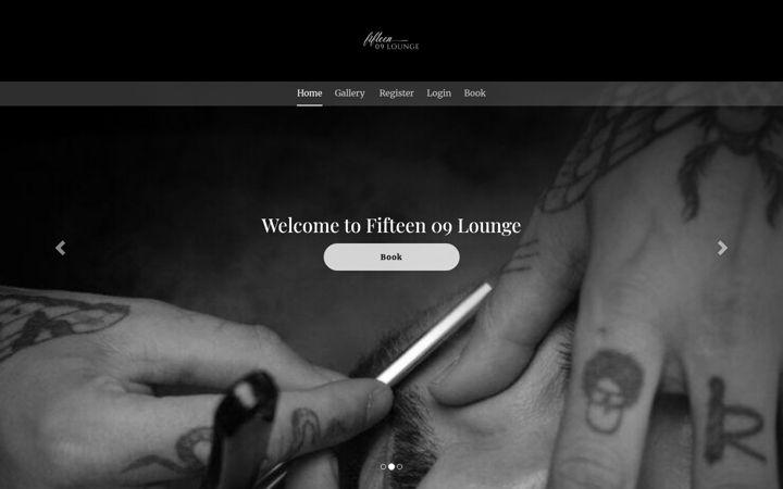 Screenshot of fifteen09lounge.com