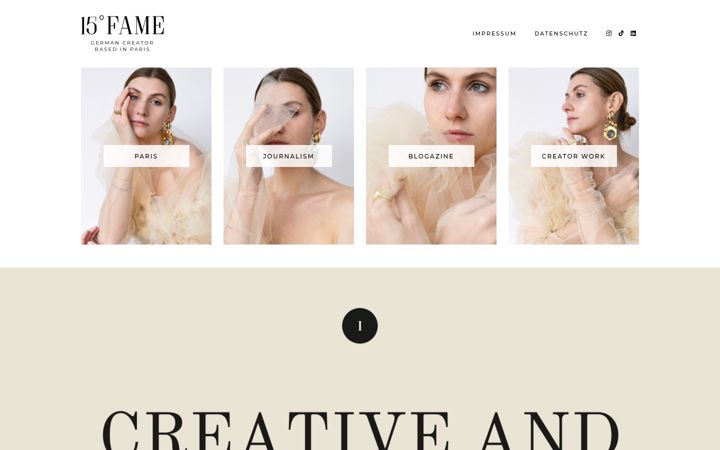 Screenshot of fifteenminfame.com